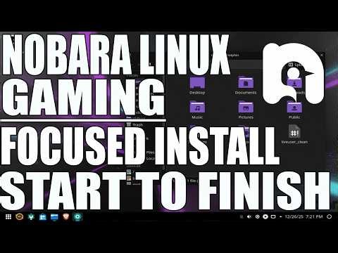 Nobara From Downloading the ISO to Full Setup For Gaming