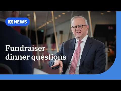 PM evasive over fundraiser dinner attendance | ABC NEWS