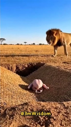 끝까지 계산된 혹멧돼지의 한 수 😂🐗🦁 The Warthog’s Calculated Move at the End 😂🐗🦁