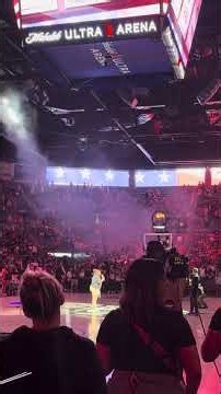 Jazzy The Healer performs National Anthem for Las Vegas Aces game vs Seattle Storm 9/20/26