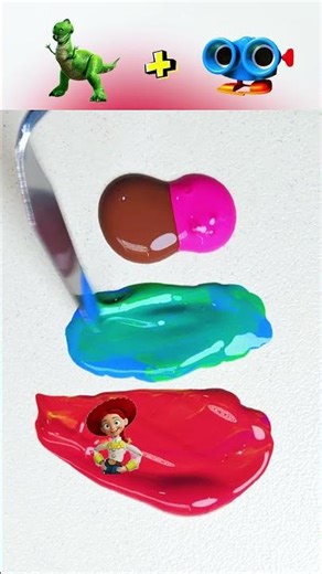 Toy Story Color Mixing #zootopia2 #colormixing