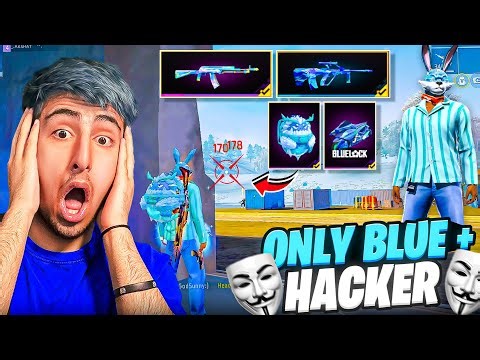 Only Blue🔵Challenge But Enemies Are Hacker😱🤣[A_s Gaming] - Free Fire India