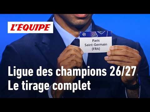 Ligue des champions 2026/2027 : Le tirage au sort complet de la phase de ligue !
