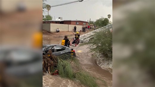 Tucson crews race to swift-water rescues as extreme monsoon strikes