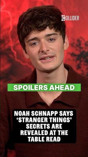 Noah Schnapp Says Stranger Things Secrets are Revealed at the Table Read #strangerthings
