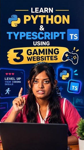 Want to learn Python & TypeScript without boring tutorials? 🎮💻