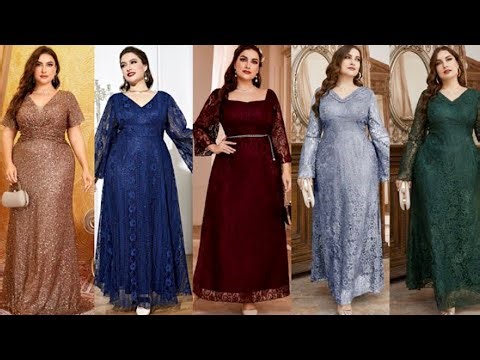 Top most beautiful and elegant plus size dress for women over 50 / mother of the bride dress 2026