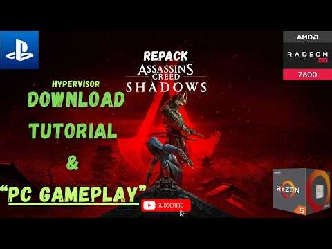 ASSASSINS CREED SHADOWS Download Hypervisor Tutorial & Gameplay