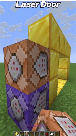 Minecraft Laser Door #trendingshorts