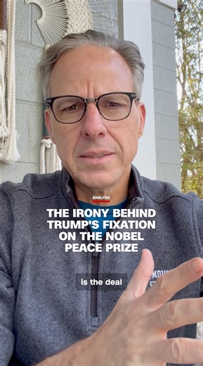 CNN's Jake Tapper takes a deeper look at President Trump's fixation on the Nobel Peace Prize and why his desire to be awarded the medal may be ironic given his comments in recent days about Greenland. Read more: https://cnn.it/4b1VgFk | CNN