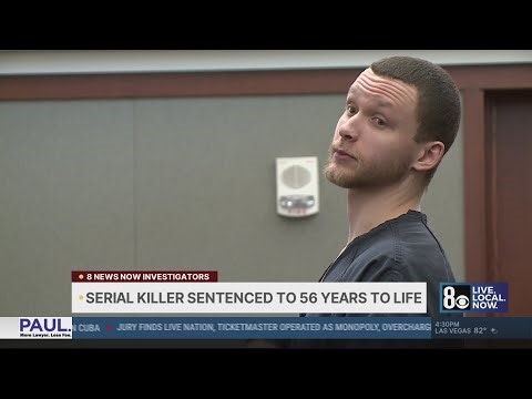 Las Vegas serial killer who 'stalked' victims sentenced to 56 years to life