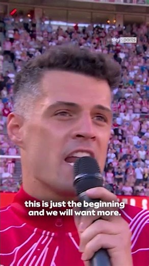 Granit Xhaka told the Sunderland fans see you soon, but could he be returning in a Chelsea shirt 😳🔵