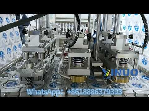 Ice Cup Filling Sealing Machine Automatic Ice Cream, Yogurt, Jelly, Milkshake Cup Packaging