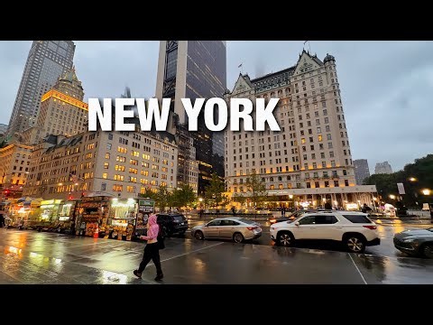 New York City 4K LIVE Rainy Manhattan on Sunday (October 4, 2026)