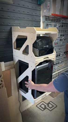 Testing a new #3dprinter stand size for our ‪@Creality3D‬ K2 Pro and CFS. ⭐️👍 #3dprinting #3dprinter