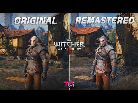The Witcher 3 Remastered vs Original - Graphics & FPS Comparison