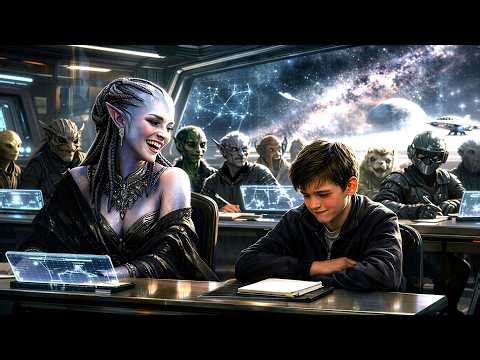 Alien Girl "Laughed" at the Human Boy in Class—Until the Galaxy Learned the Truth! | hfy | sci-fi