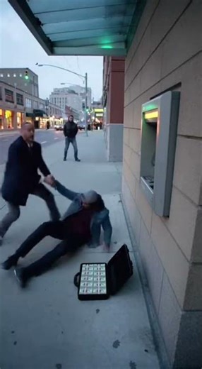 They Tried to Rob Him… BIG Mistake 😳⚡ #InstantKarma #CaughtOnCamera #instantkarma #atmfail #police