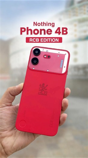 First Look at the Nothing Phone (4b) RCB Edition