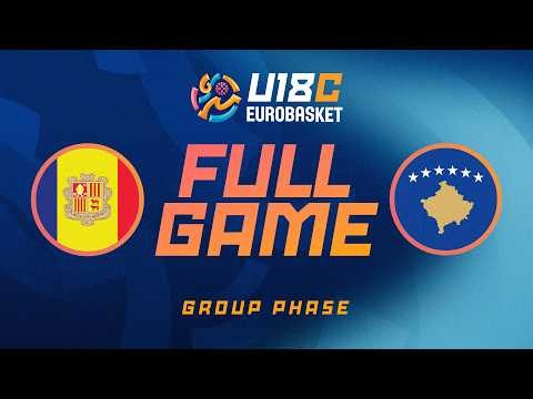 Group Phase | Andorra v Kosovo | Full Basketball Game | FIBA U18 EuroBasket 2026 Division C