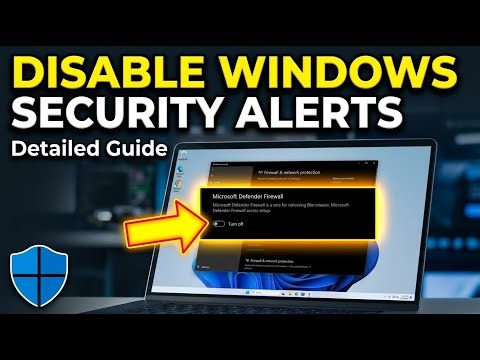 How to disable Windows Firewall alerts in Windows Security - Detailed Guide