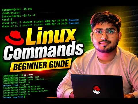 Red Hat Linux Basic Commands | Beginner Guide 🔥