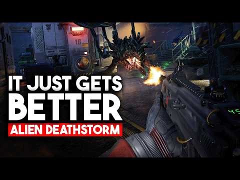 This NEW Alien Game Just Gets BETTER - Alien Deathstorm
