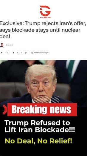 #Trump on #Iran Blockade: “More Effective Than #Bombing” | #Axios Interview