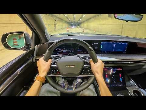 2026 Cadillac Escalade V - LOUD Supercharged SUV Late Night Airport Commute