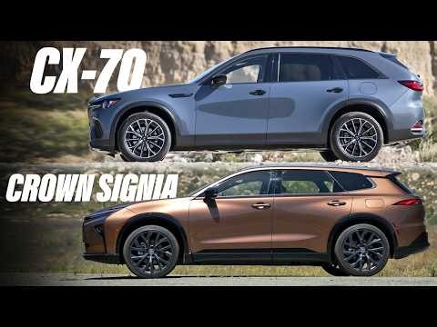 2026 Toyota Crown Signia vs Mazda CX-70 - Which should you buy?