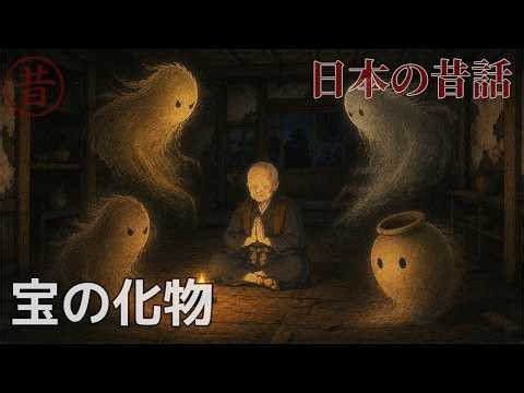 【日本の昔話】化け物屋敷と四つの精の願い - あまり語られない物語