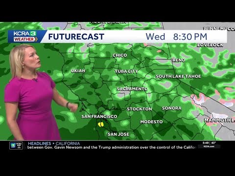 Northern California New Year's forecast | Dec. 31 rain forecast at 5 a.m.