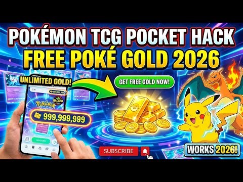 Pokémon TCG Pocket Hack 9999 Free Poke Gold 2026 !!!! Omg 