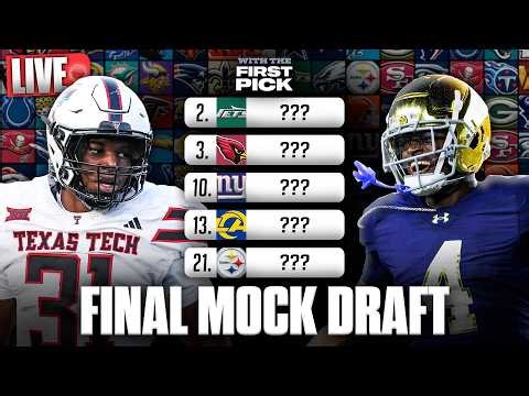 FINAL 2026 NFL Mock Draft LIVE 🚨 | Jets select David Bailey, Cardinals take Jeremiyah Love at 3