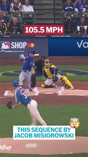 Jacob Misiorowski hit 105.5 MPH against the first batter of the game🔥