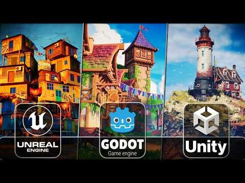 Godot - Unity - Unreal Engine - HUGE New 3D Asset Bundles for Each Game Engine