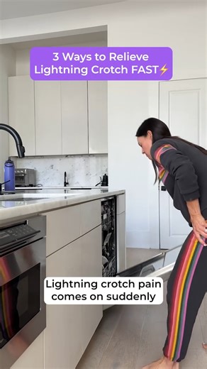 Lightning crotch during pregnancy can feel like an electrical jolt in your vagina, rectum, or pelvis ... not fun at all. 😖 Pelvic floor physical therapist Dr. Sara Reardon shares her easy tricks to help dial down the discomfort when lightning strikes. ⚡ | What To Expect