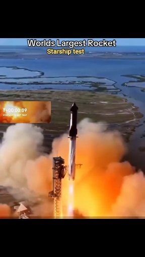 Just watched the world’s largest and most powerful rocket — SpaceX’s Starship — lift off in one of the boldest space missions ever attempted. 🌌 This isn't just a launch… it's the future of space travel unfolding right before our eyes. Designed to carry humans to the Moon, Mars, and beyond — fully reusable, insanely massive, and breaking boundaries with every test. Check out this incredible footage from the latest test flight! 🔥 #SpaceX #Starship #ElonMusk #FutureOfSpace #RocketLaunch #MarsMiss