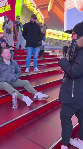 If you can pitch in Times Square, you can pitch anywhere. 🗽#nyc #tsq #timessquare #newyorkcity