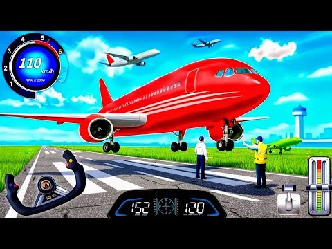Flight Airplane 🛩️ City Pilot Simulator - Plane Boeing Emergency😱 Landing - Android Gameplay