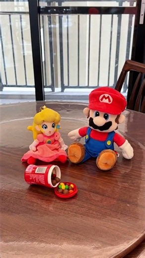 Watch out! Mario steals candy! #mario #supermario #funny #shorts