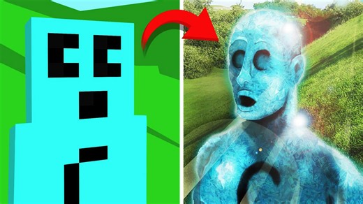 Watching the Minecraft world get more realistic with every step
