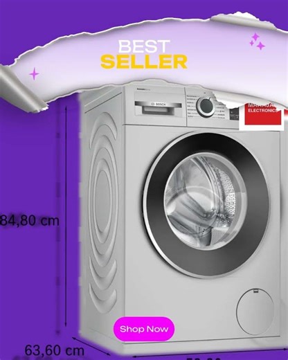 Bosch WGA254ISIN washing machine, front loader 10 kg 1400 rpm Fully Automatic