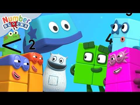 Monster Math in Numberland! | Learn to Count for Kids Compilation | Number Cartoon | Numberblocks