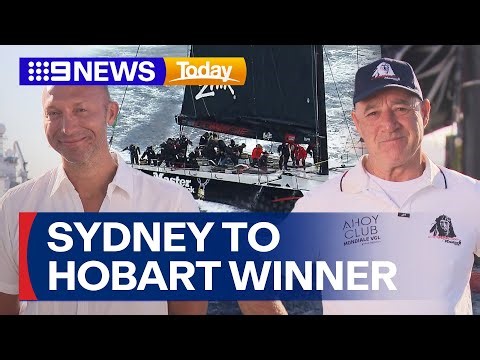 'Master Lock Comanche' wins the 80th Sydney to Hobart Yacht Race | 9 News Australia