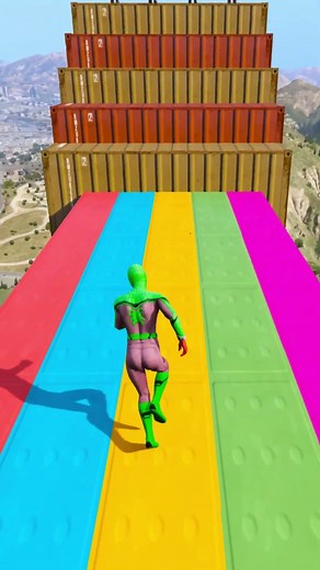 GTA 5 Epic Ragdolls | Spider-Man Jumps/Fails ep. 3155