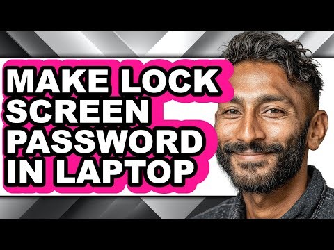 How to Make Lock Screen Password in Laptop (easy Method)