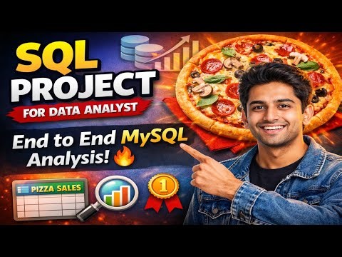 SQL Projects for Data Analyst | Pizza Sales Analysis (End to End MySQL)
