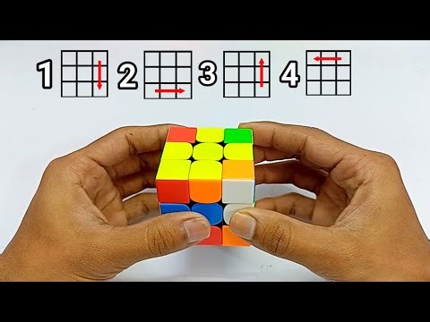 Solve a Rubik’s Cube in ONLY 4 Steps 🤯 (Beginner Friendly)
