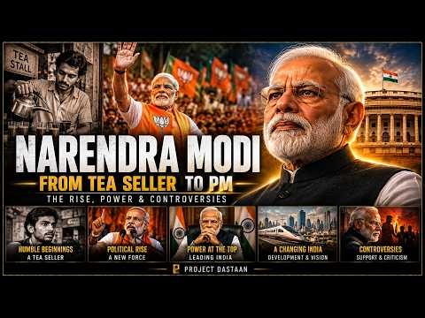 Narendra Modi: From Tea Seller to PM | The Rise, Power & Controversies | Full Documentary